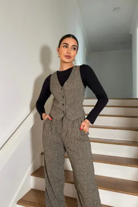 Eira Tweed 2-Piece Pants Set