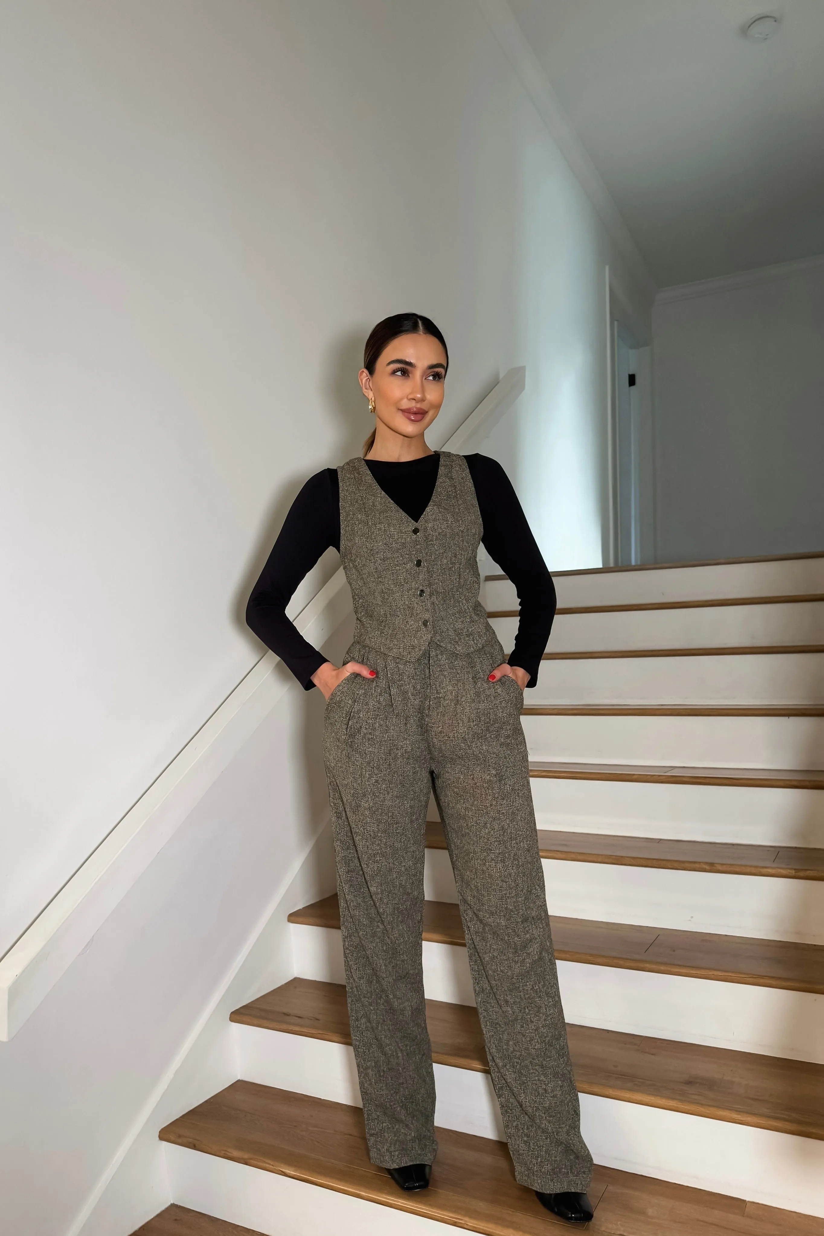 Eira Tweed 2-Piece Pants Set