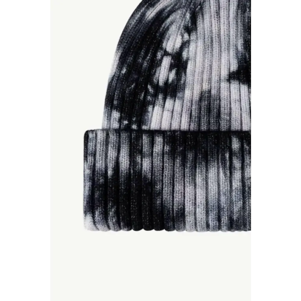 Elevate Your Look with the Luxury Fashion Tie-Dye Ribbed Beanie