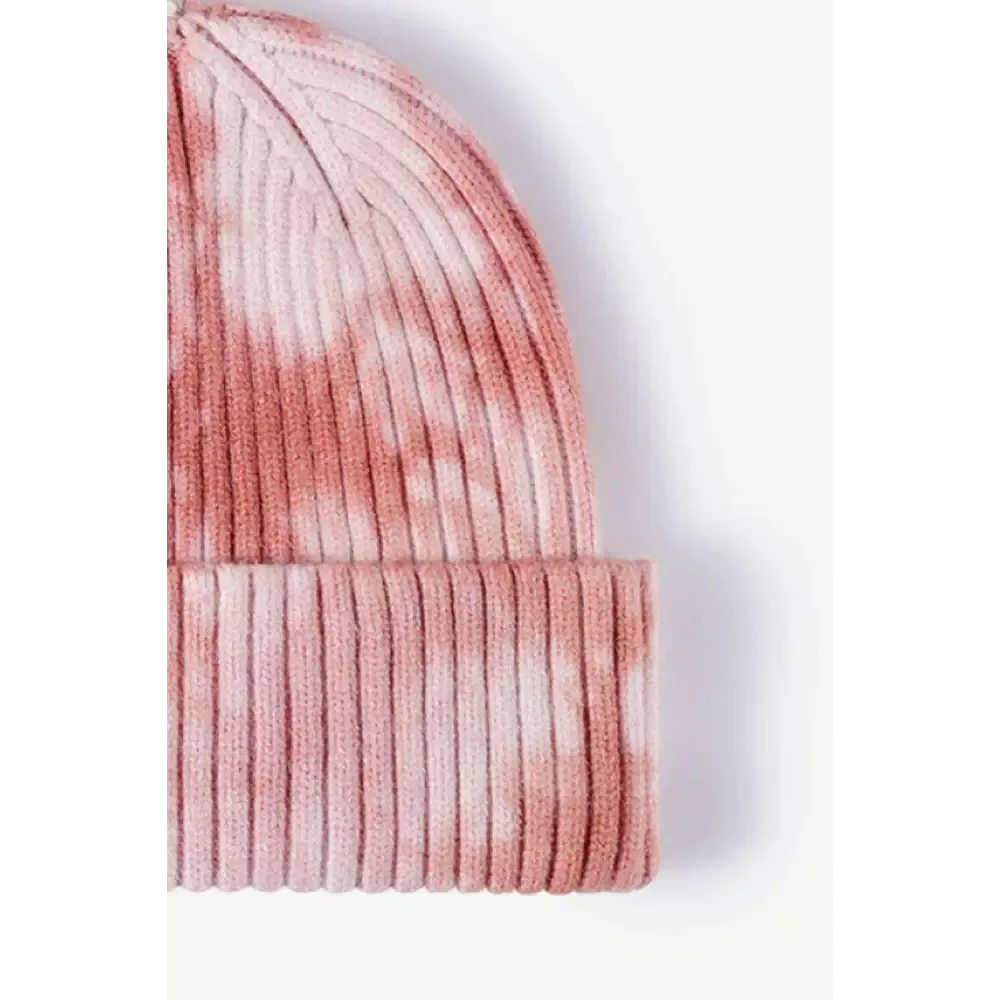 Elevate Your Look with the Luxury Fashion Tie-Dye Ribbed Beanie