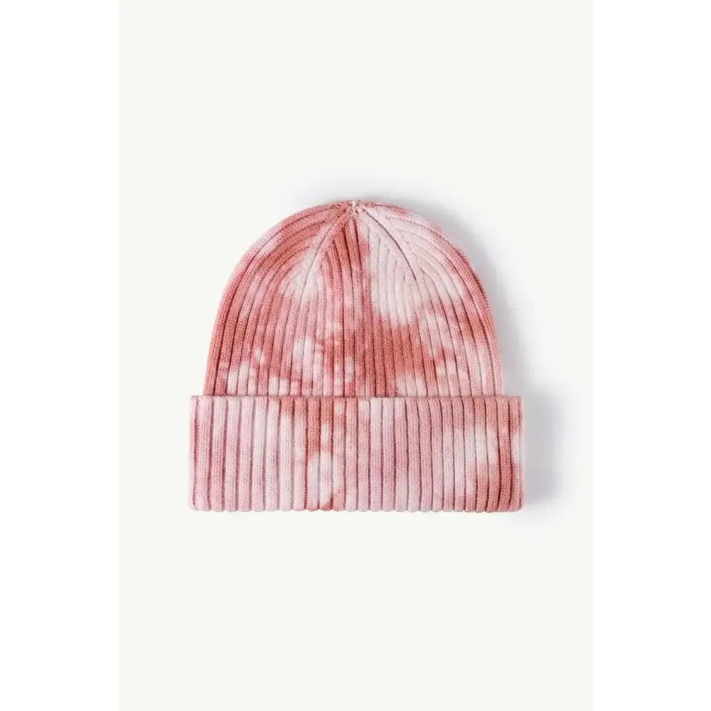 Elevate Your Look with the Luxury Fashion Tie-Dye Ribbed Beanie
