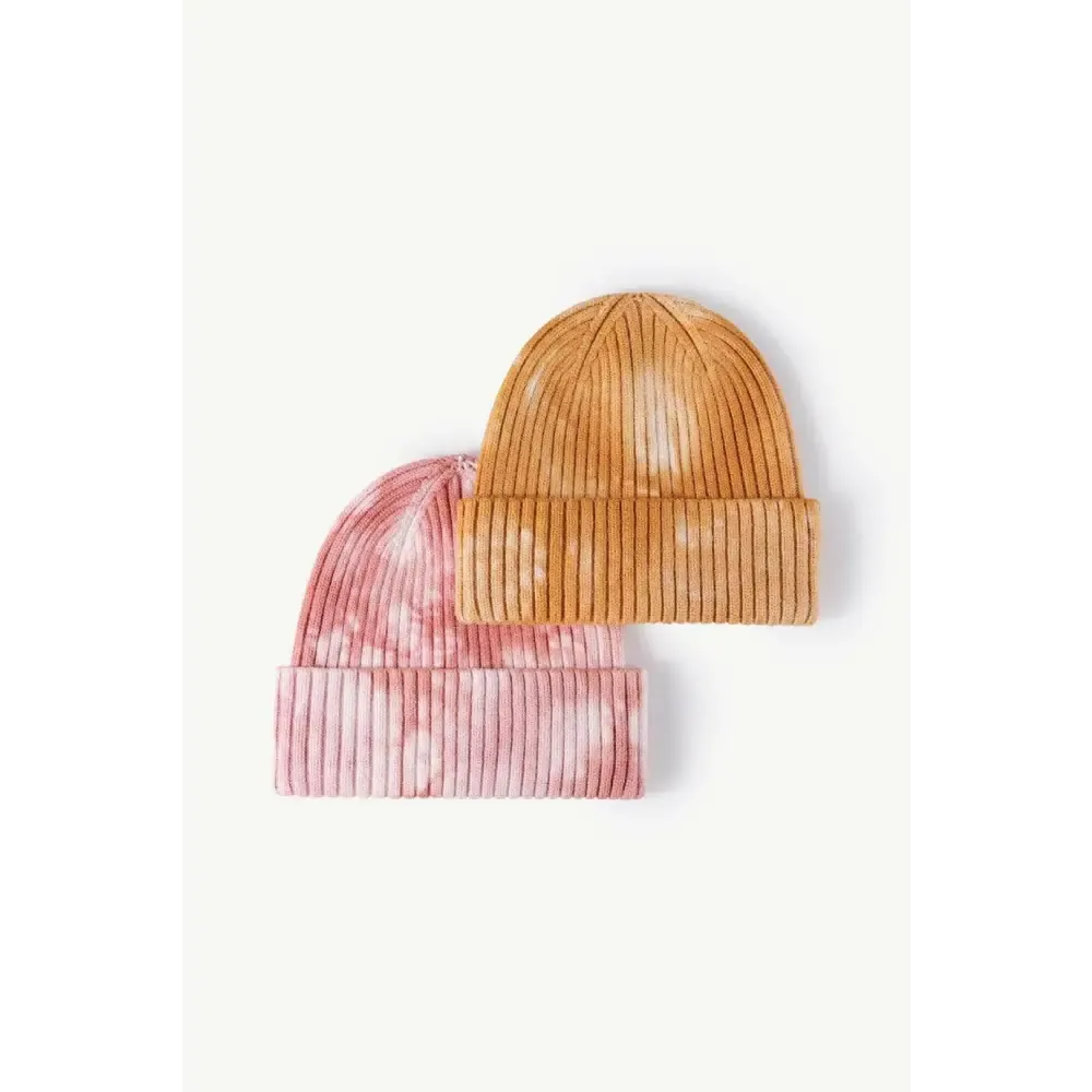 Elevate Your Look with the Luxury Fashion Tie-Dye Ribbed Beanie