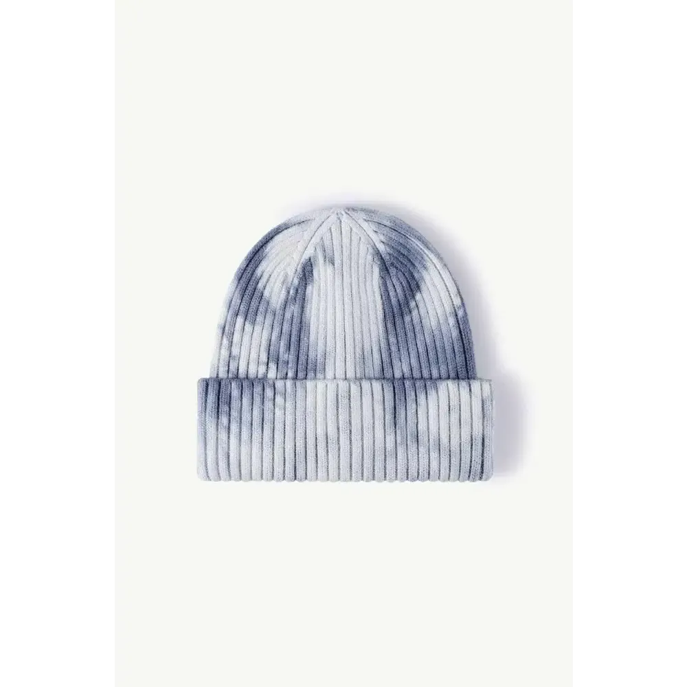 Elevate Your Look with the Luxury Fashion Tie-Dye Ribbed Beanie