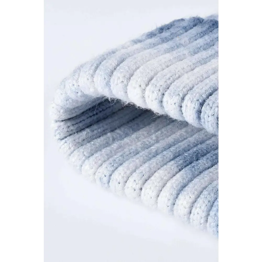 Elevate Your Look with the Luxury Fashion Tie-Dye Ribbed Beanie