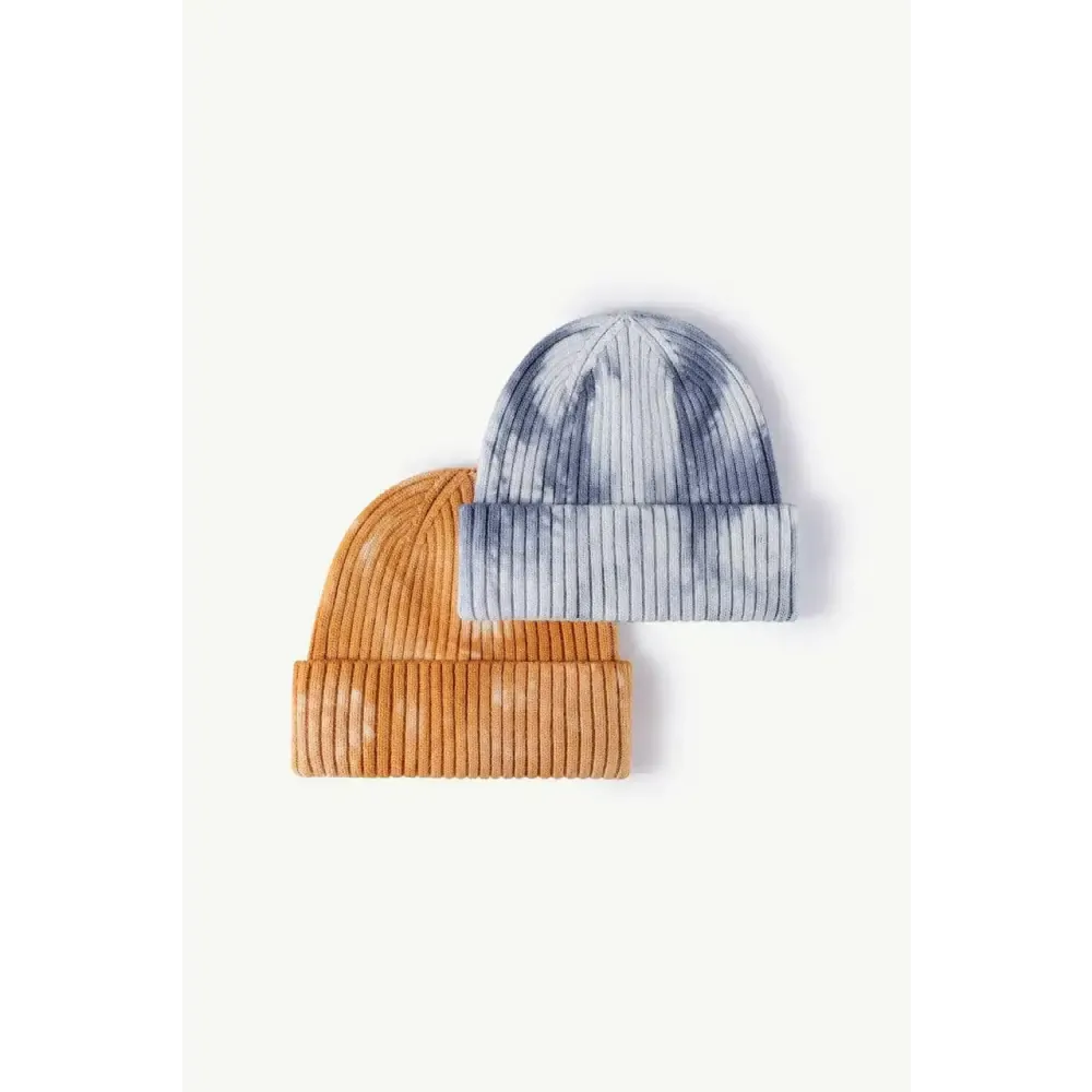 Elevate Your Look with the Luxury Fashion Tie-Dye Ribbed Beanie