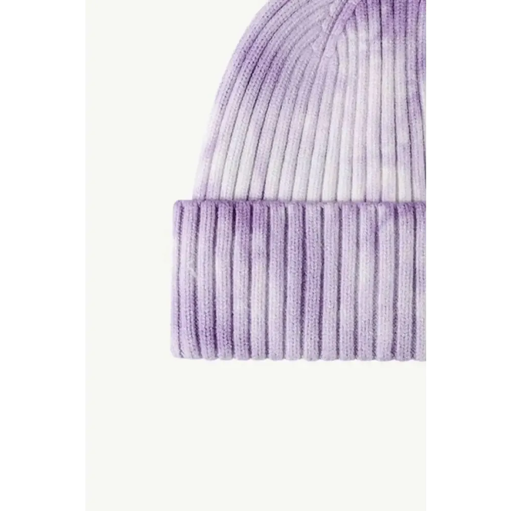 Elevate Your Look with the Luxury Fashion Tie-Dye Ribbed Beanie