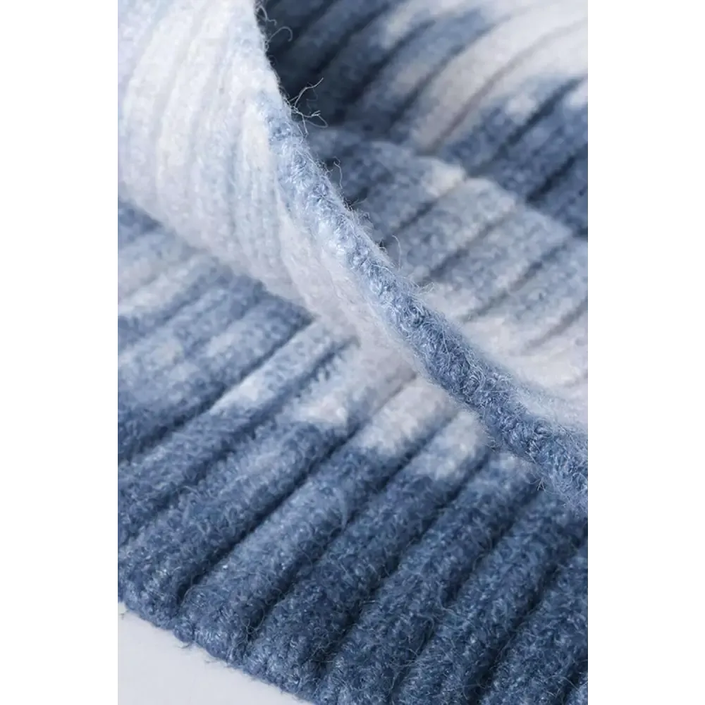 Elevate Your Look with the Luxury Fashion Tie-Dye Ribbed Beanie