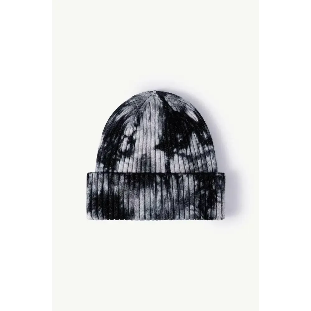 Elevate Your Look with the Luxury Fashion Tie-Dye Ribbed Beanie