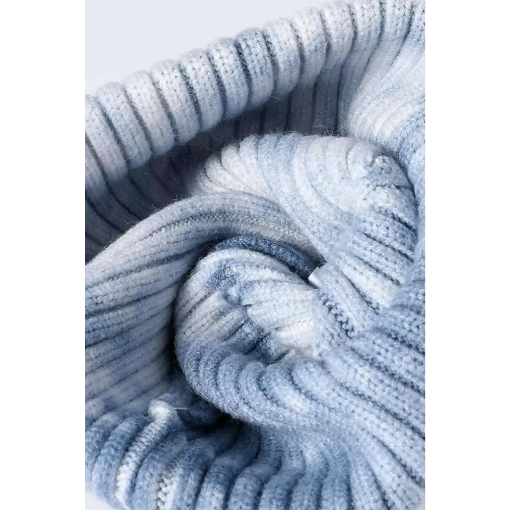 Elevate Your Look with the Luxury Fashion Tie-Dye Ribbed Beanie