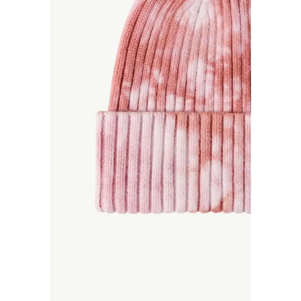 Elevate Your Look with the Luxury Fashion Tie-Dye Ribbed Beanie