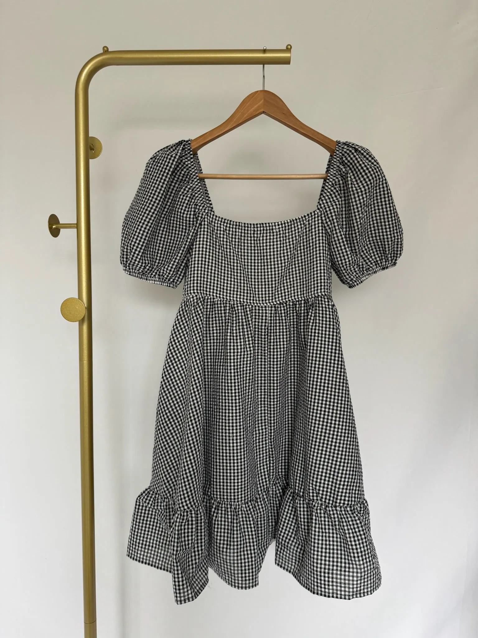 ESPLANADE Gingham Dress