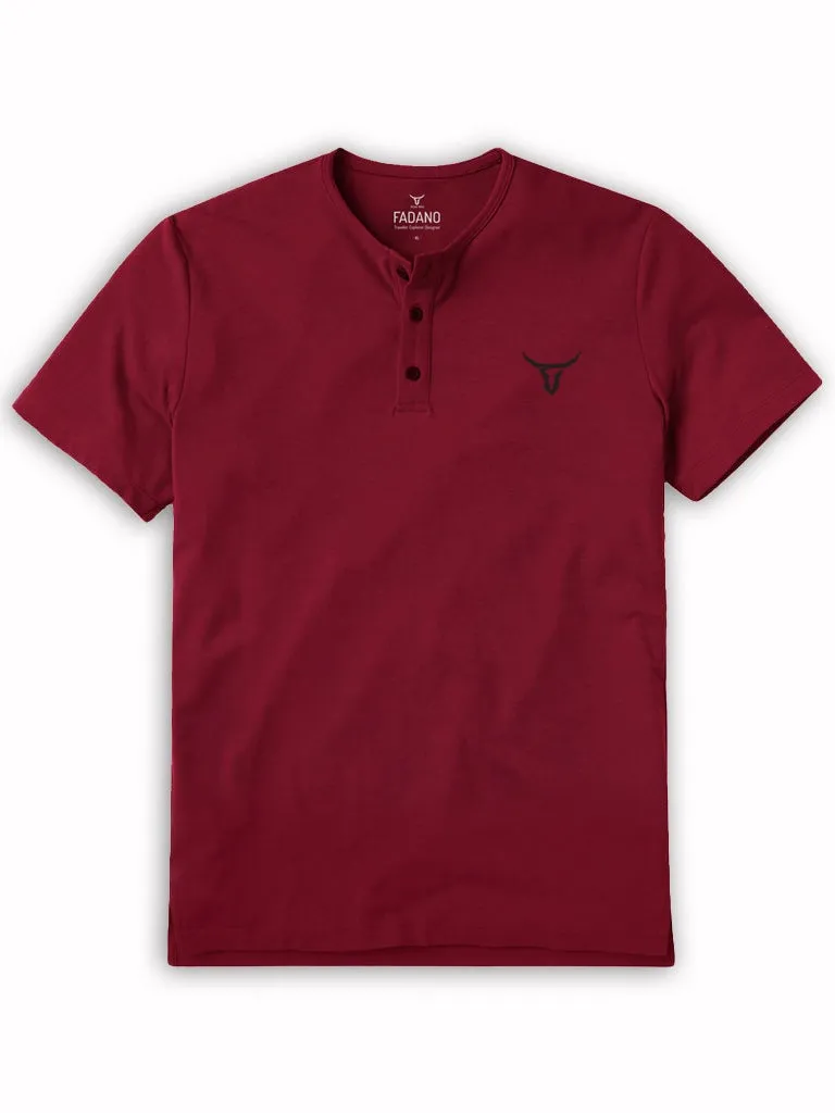 Fadano - Henley H/S - Burgundy