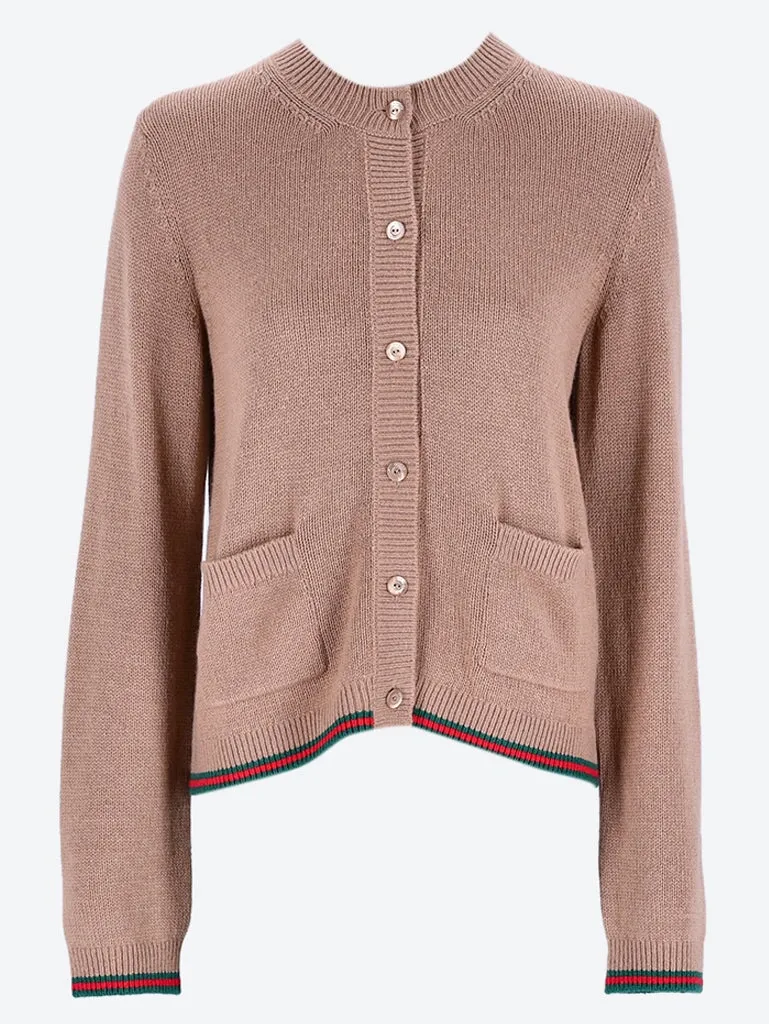 Fine cashmere cardigan