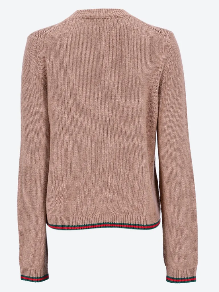 Fine cashmere cardigan