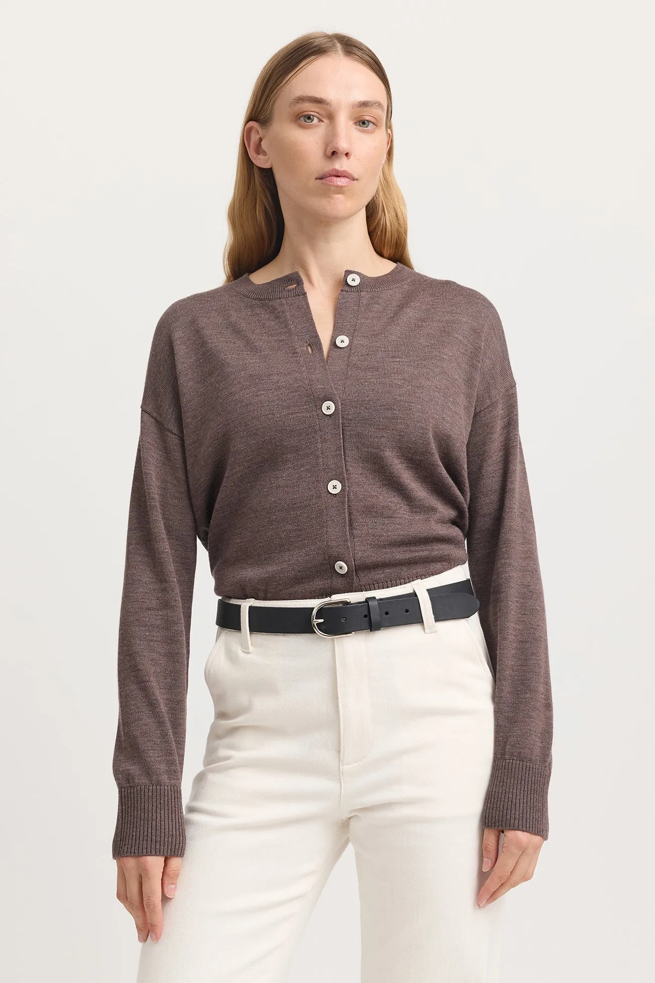 FINE KNIT CARDIGAN