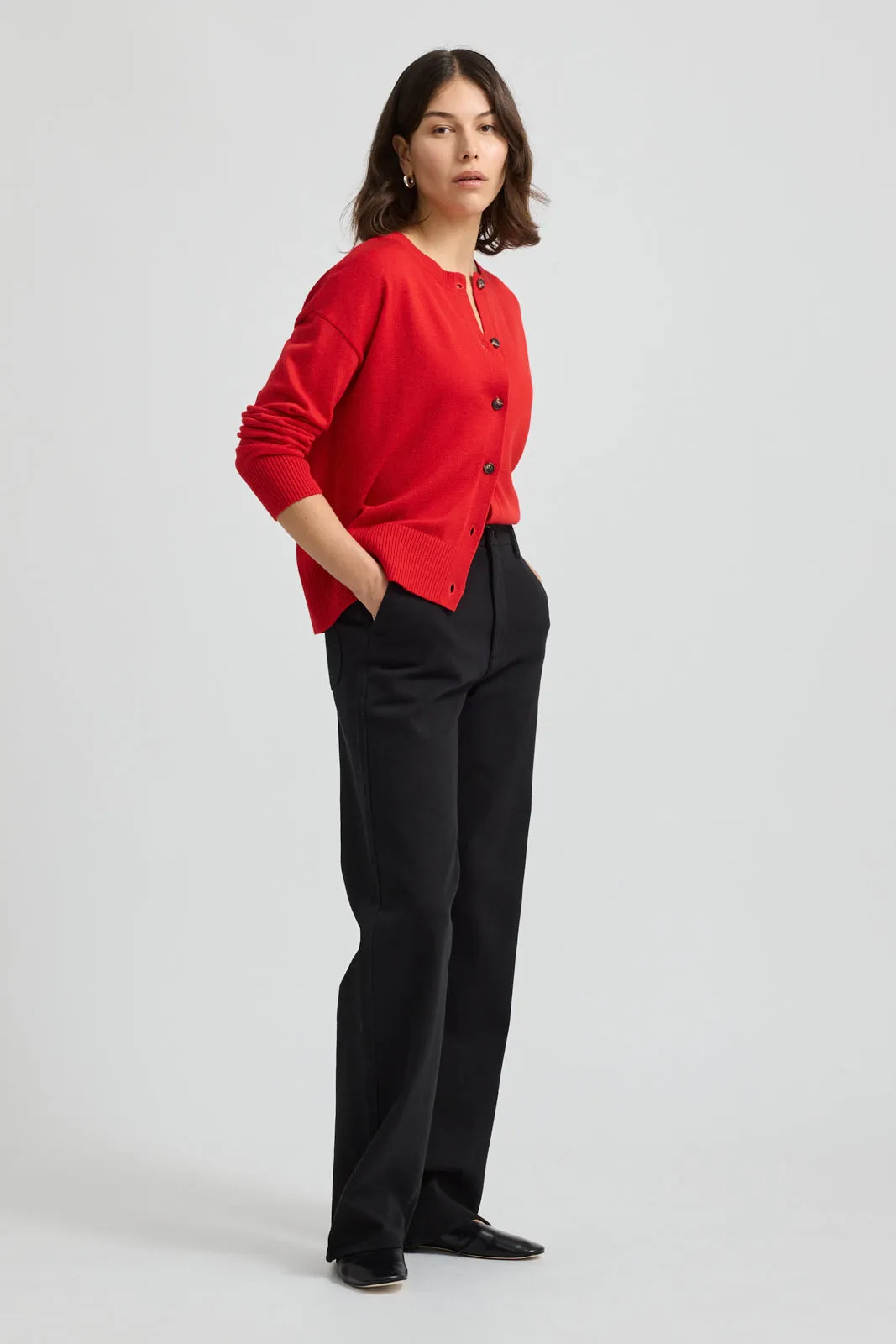 FINE KNIT CARDIGAN