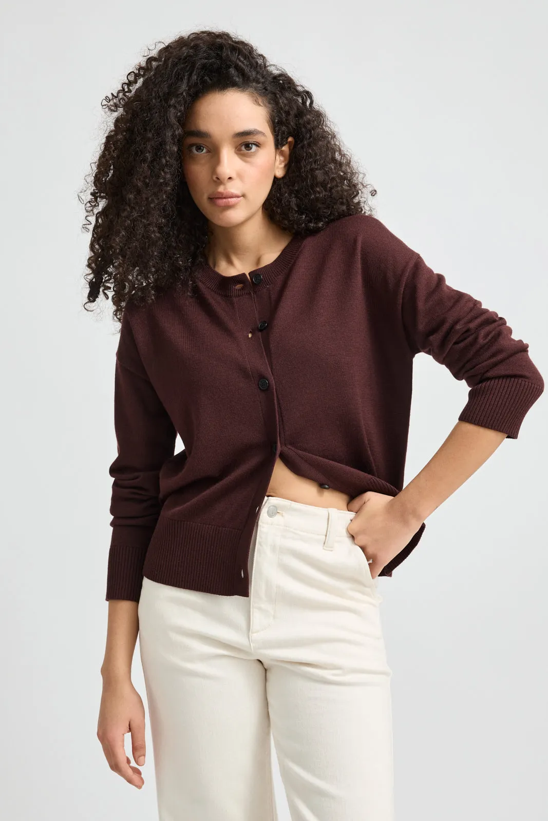 FINE KNIT CARDIGAN