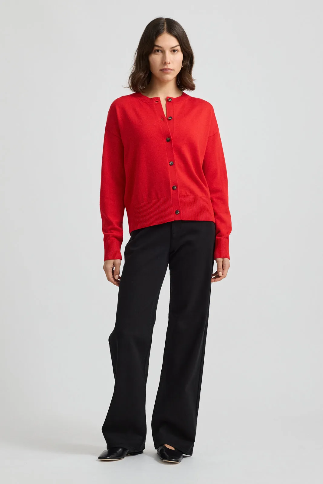 FINE KNIT CARDIGAN