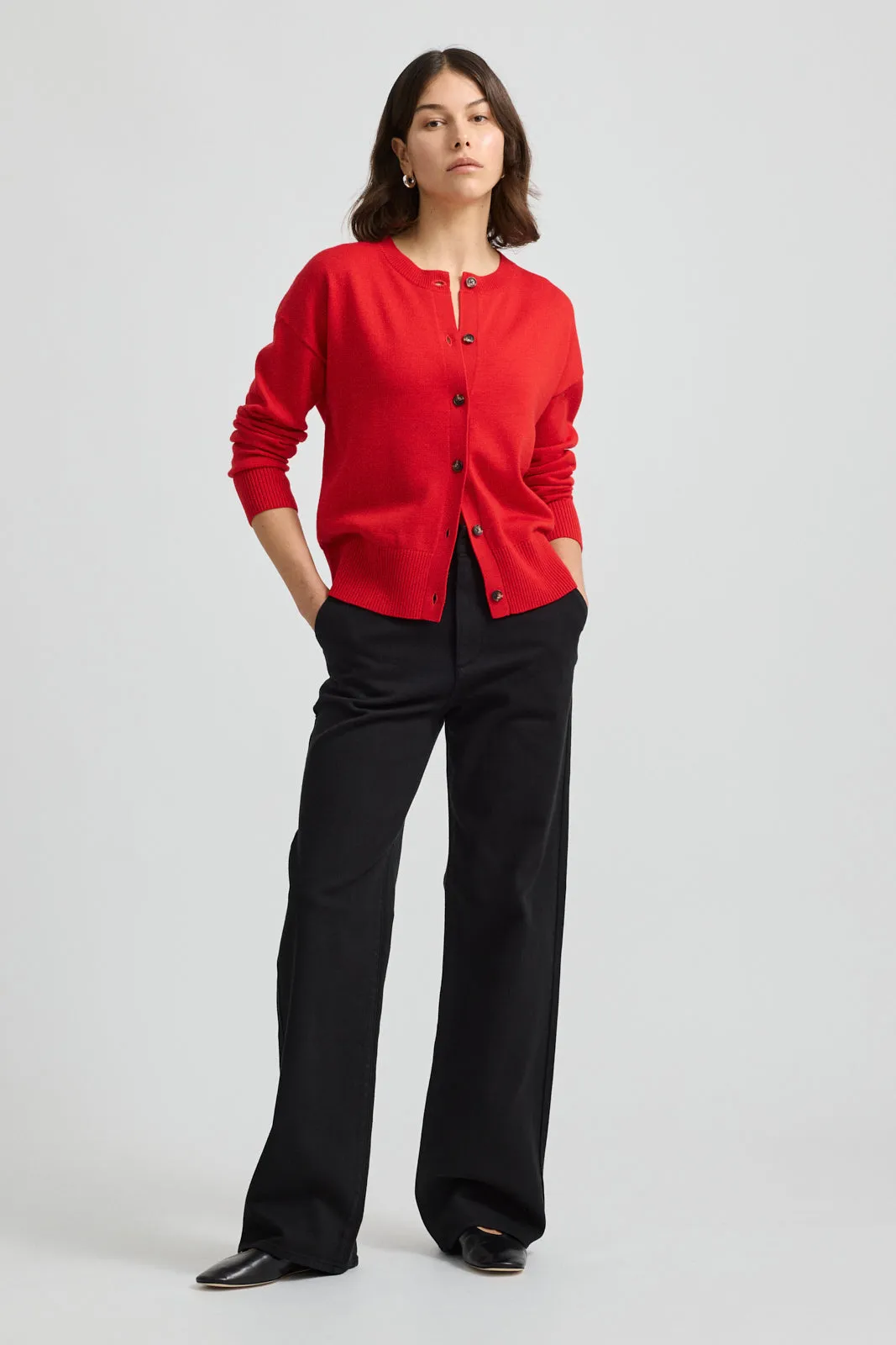 FINE KNIT CARDIGAN