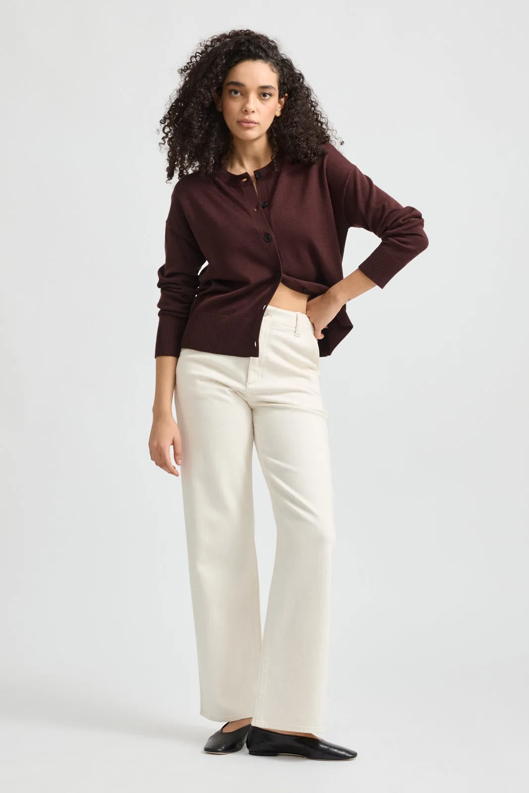 FINE KNIT CARDIGAN