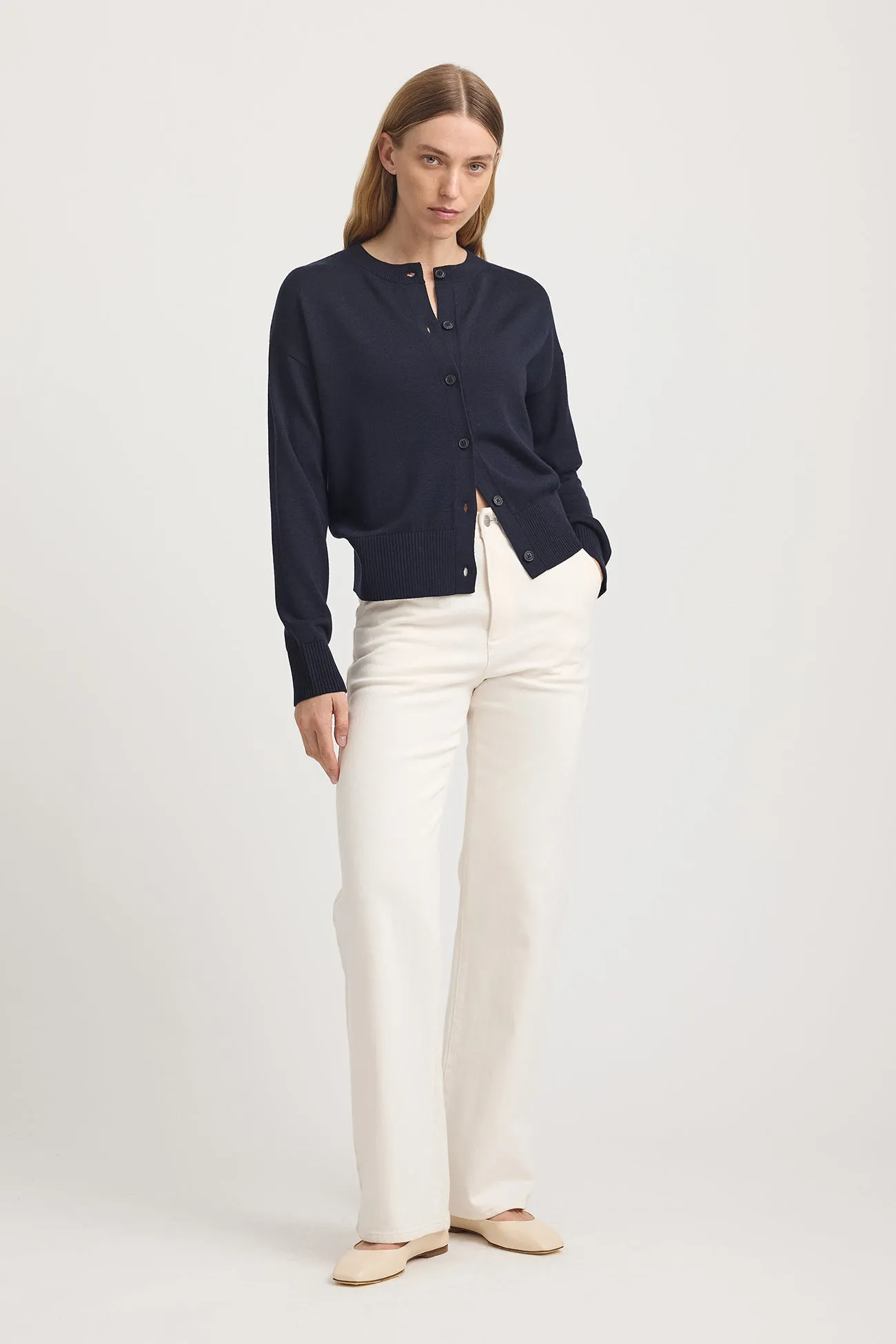 FINE KNIT CARDIGAN