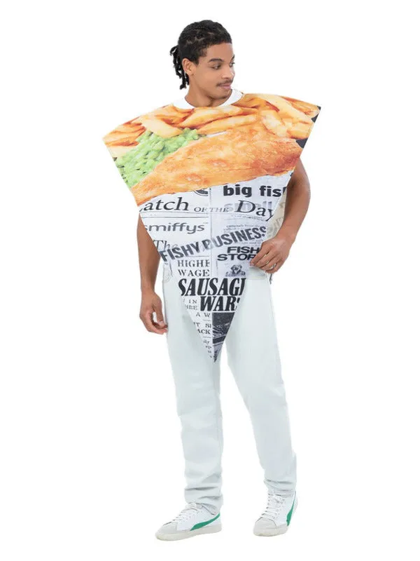 Fish and Chips Costume Poncho