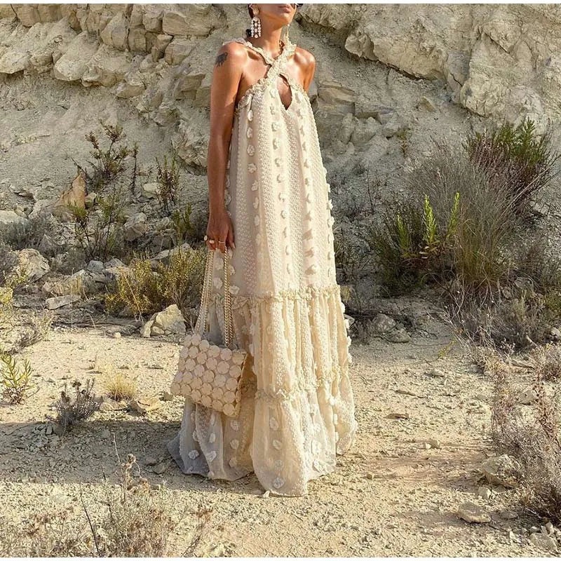 Flower Spring After You Maxi Dress