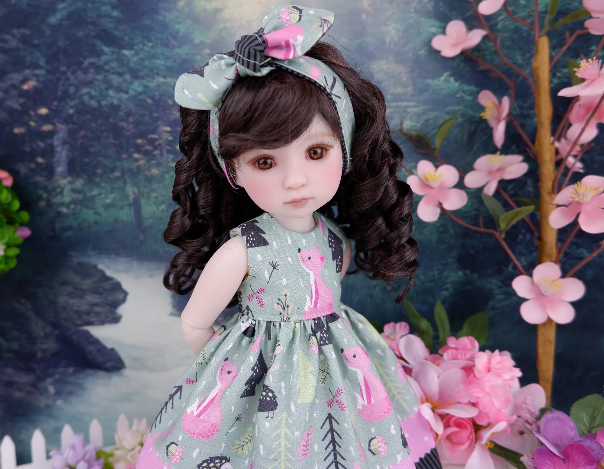 Forest Fox - dress with boots for Ruby Red Fashion Friends doll