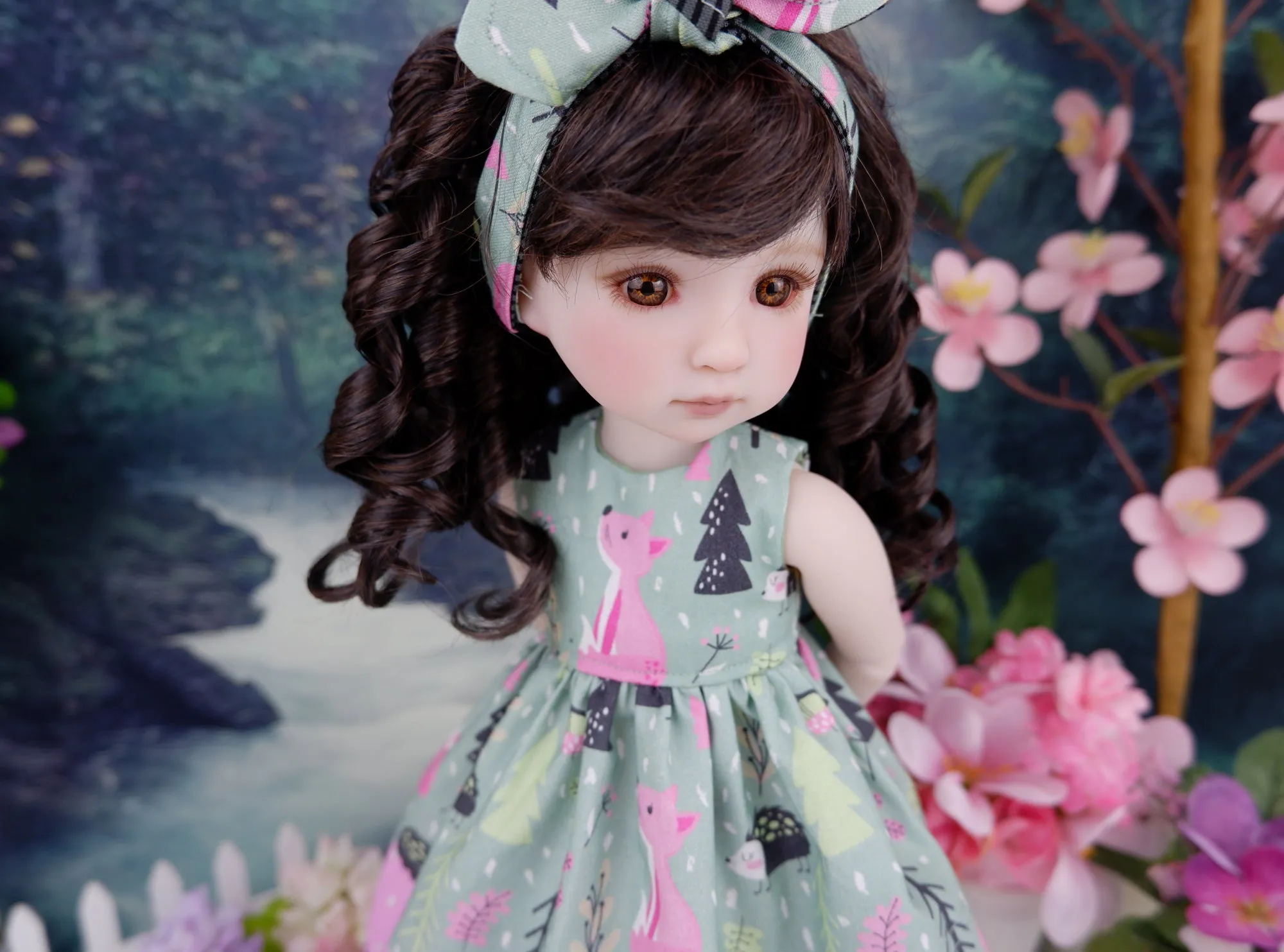 Forest Fox - dress with boots for Ruby Red Fashion Friends doll