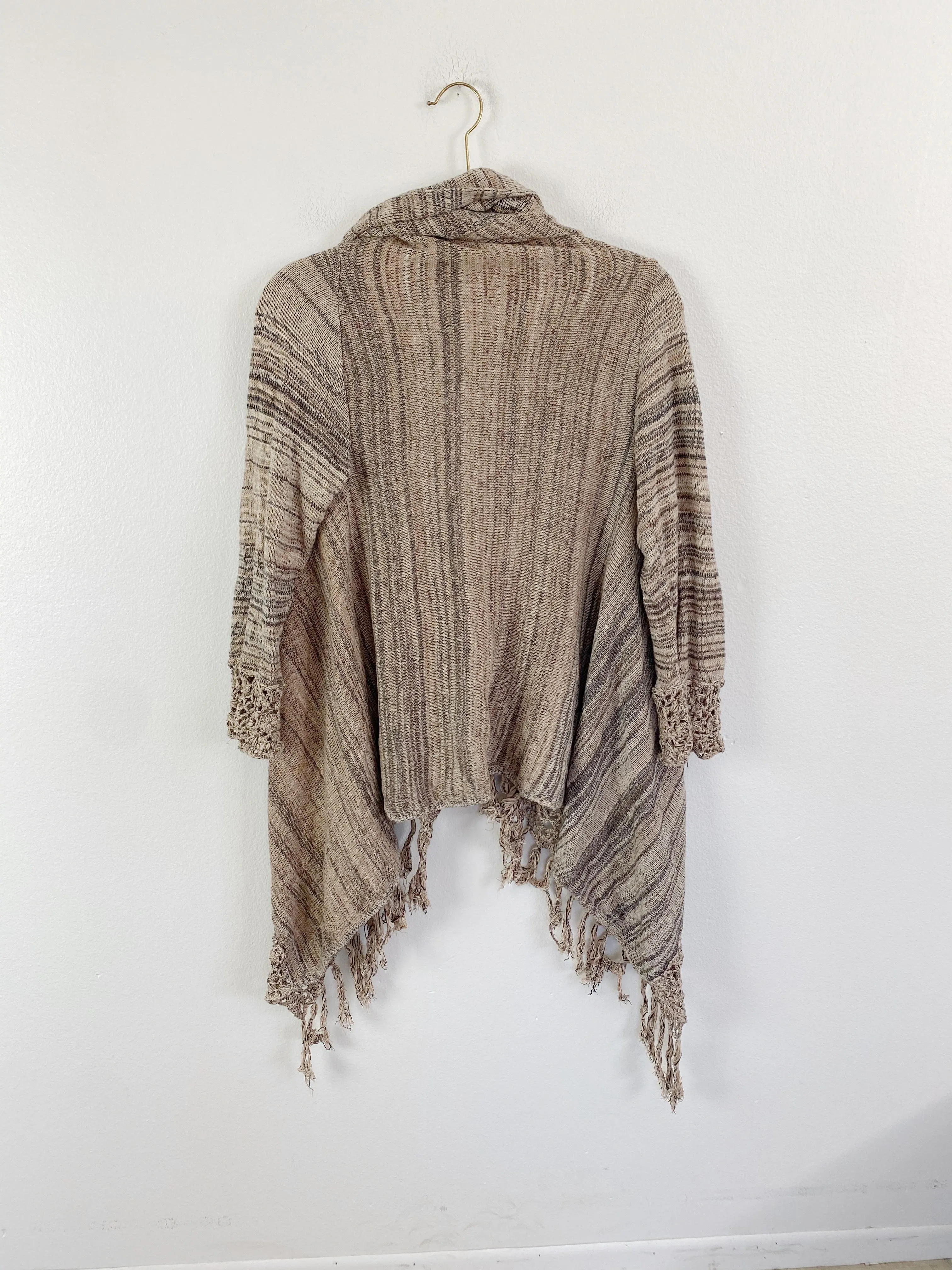 Forever 21 Fringe Knit Cardigan size S/M