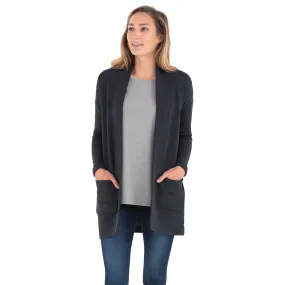 Free Fly Women's Bamboo Thermal Fleece Cardigan