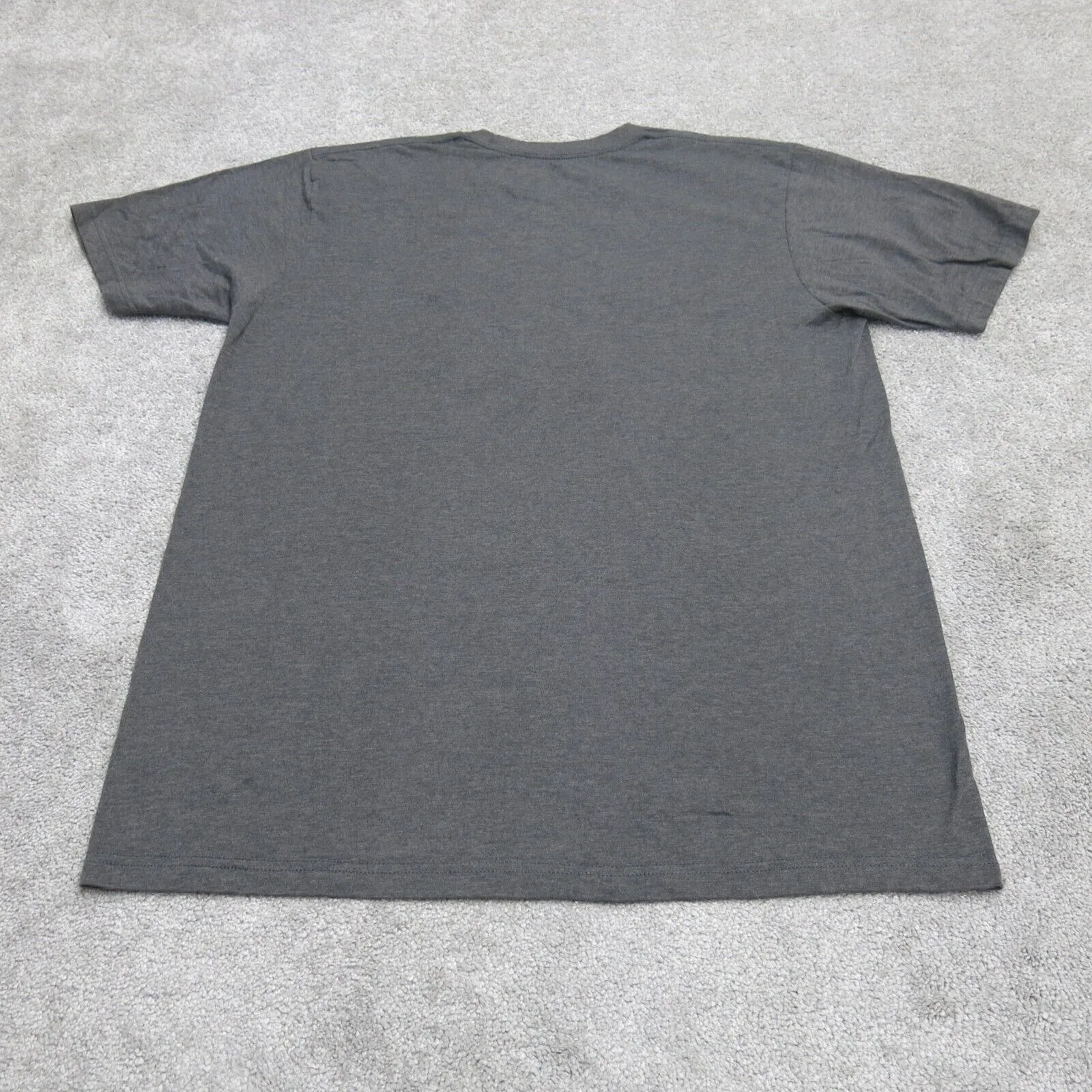 Genuine Merchandise Men Crew Neck T Shirt Short Sleeves Graphic Tee Black L