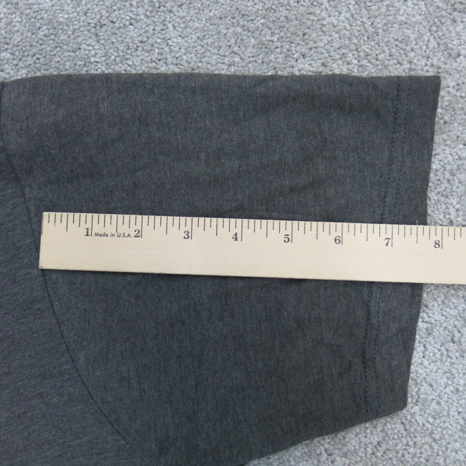 Genuine Merchandise Men Crew Neck T Shirt Short Sleeves Graphic Tee Black L