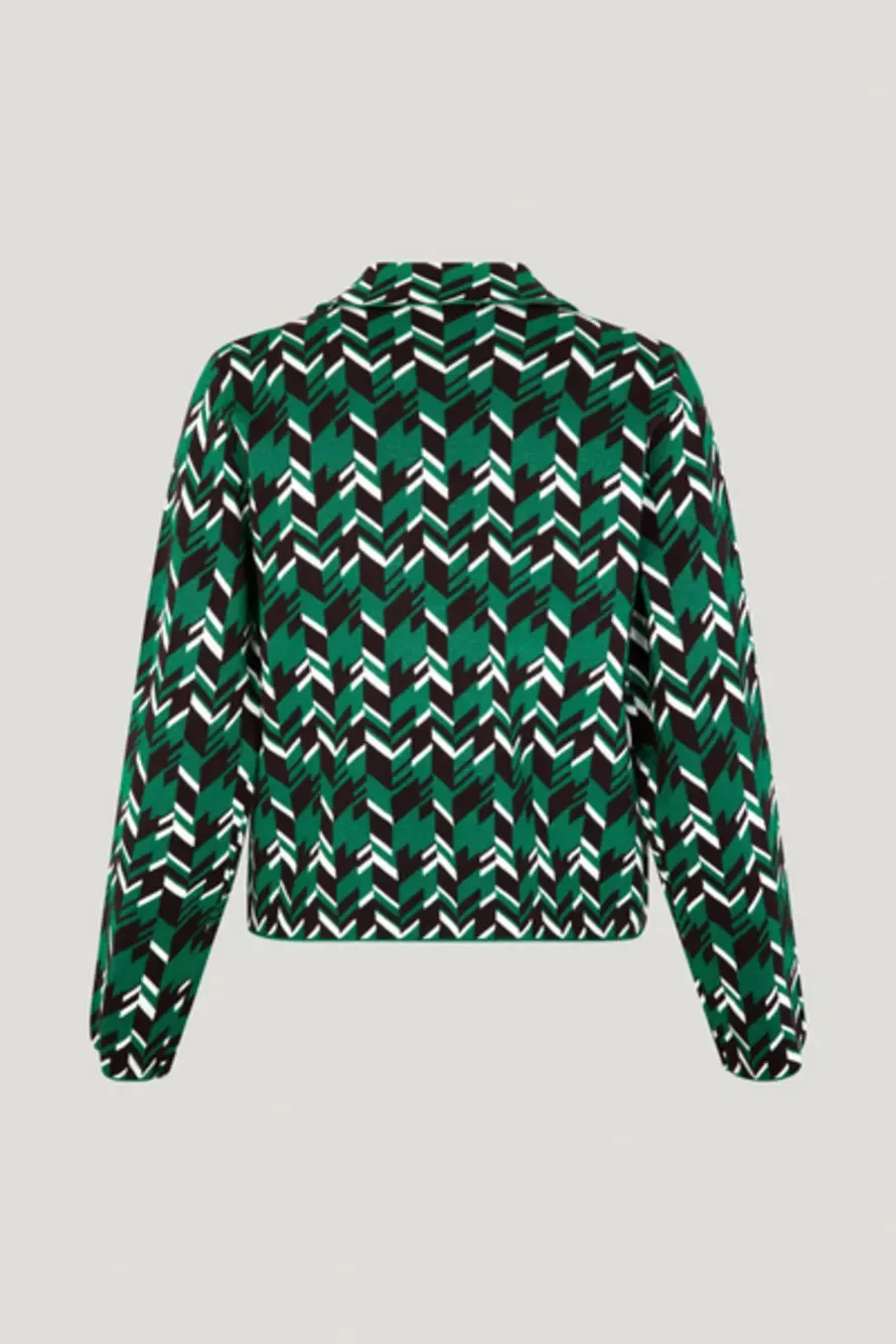 Geometric Cassandra Cardigan