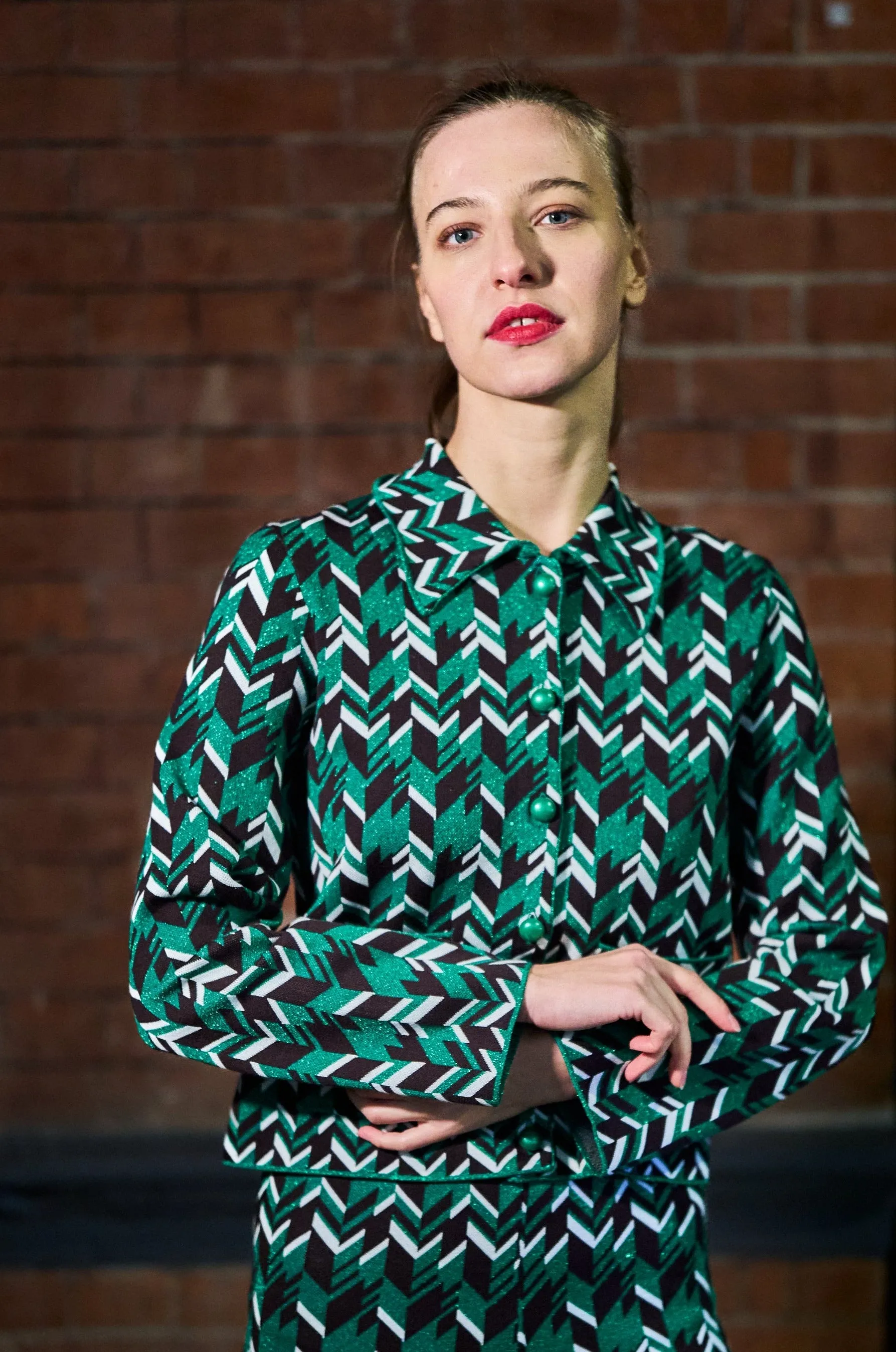 Geometric Cassandra Cardigan