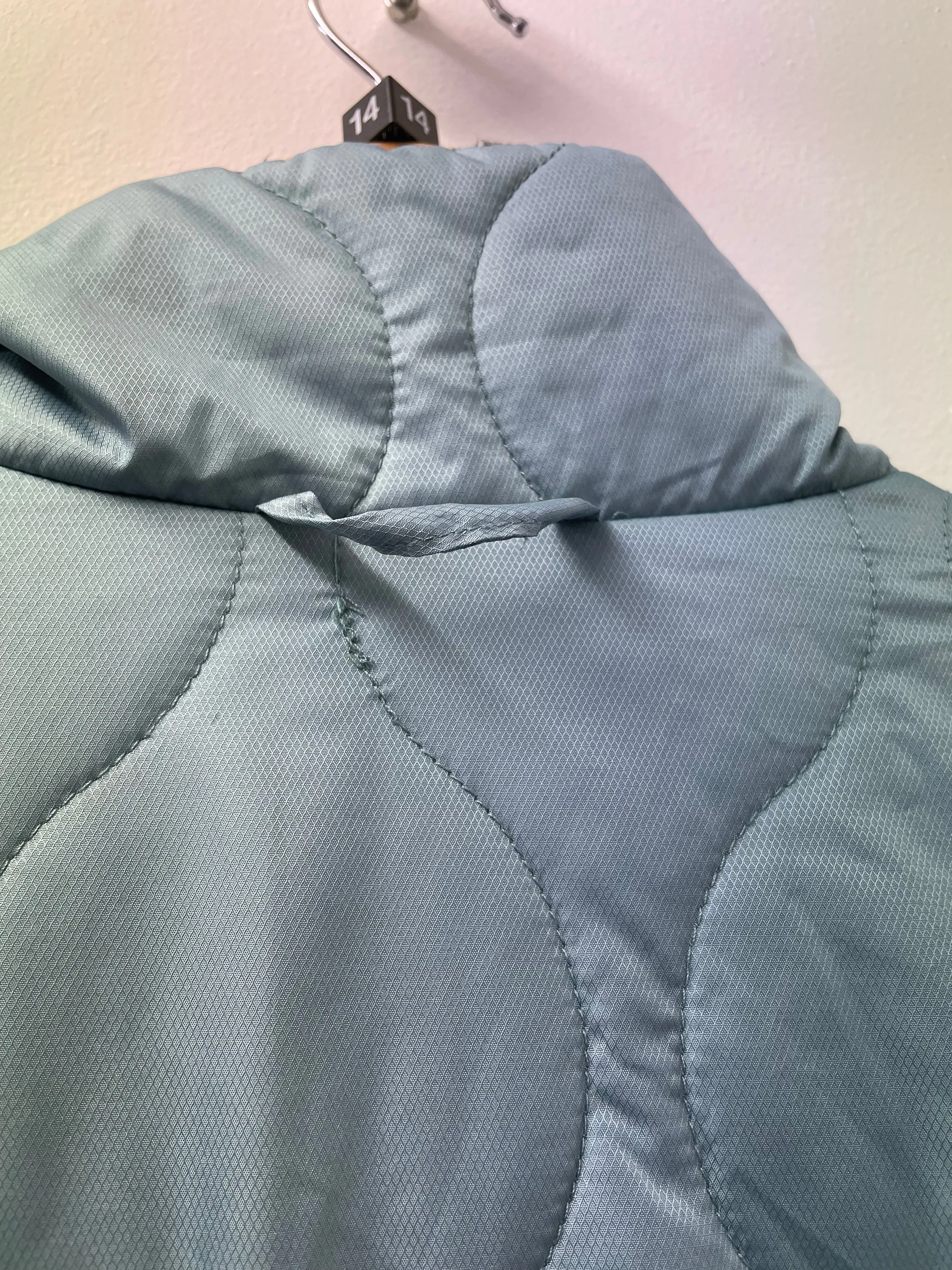 Gerry Quilted Green Coat Size L