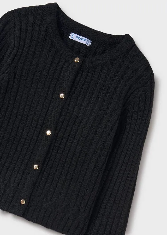 Girls Ribbed Cardigan (click for colors)