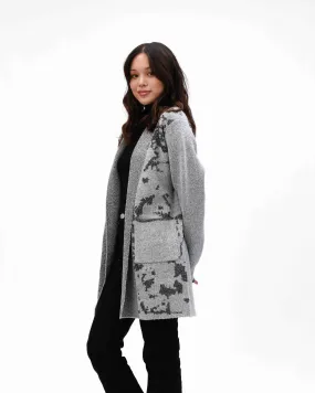 Grey with Silver Shimmer Cardigan from Funsport