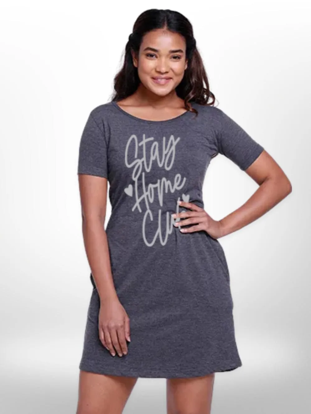 Happy Girl Fashionable Long T-shirt For Women's