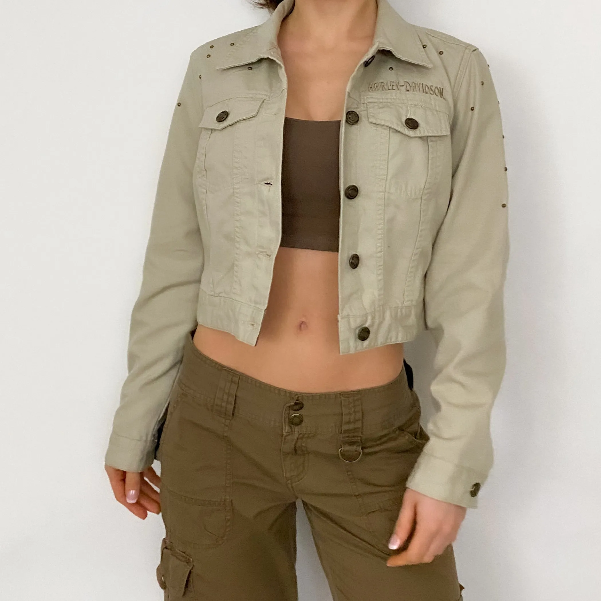 Harley Davidson Cropped Jacket