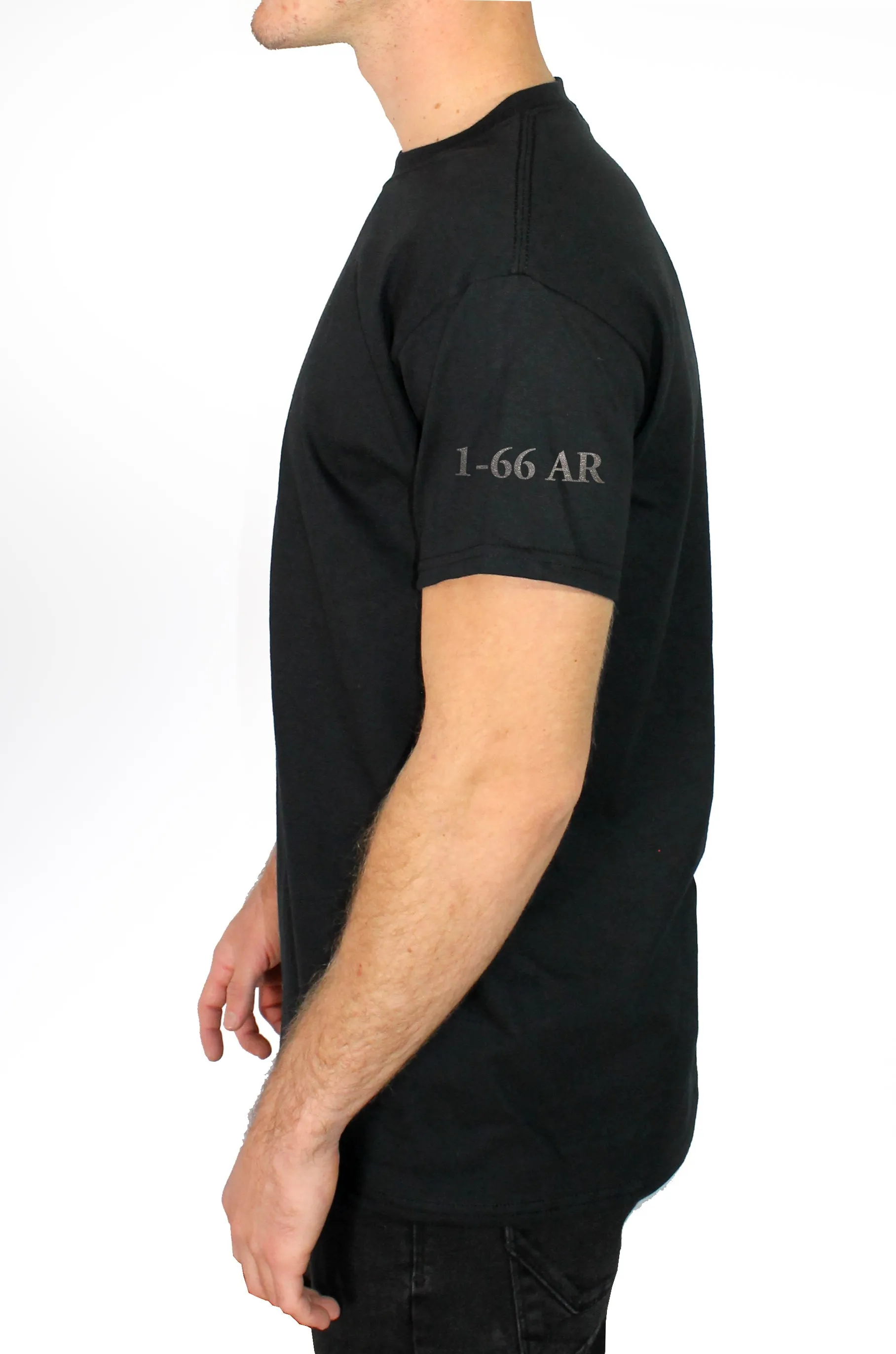 Havoc 50-50 Blend Black Unisex PT Short Sleeve Shirt. Approved for PT
