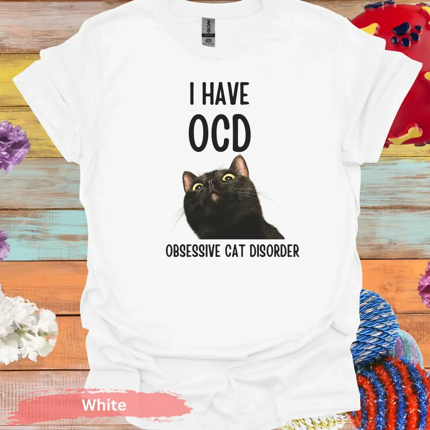 I Have OCD Obsessive Cat Disorder T-Shirt