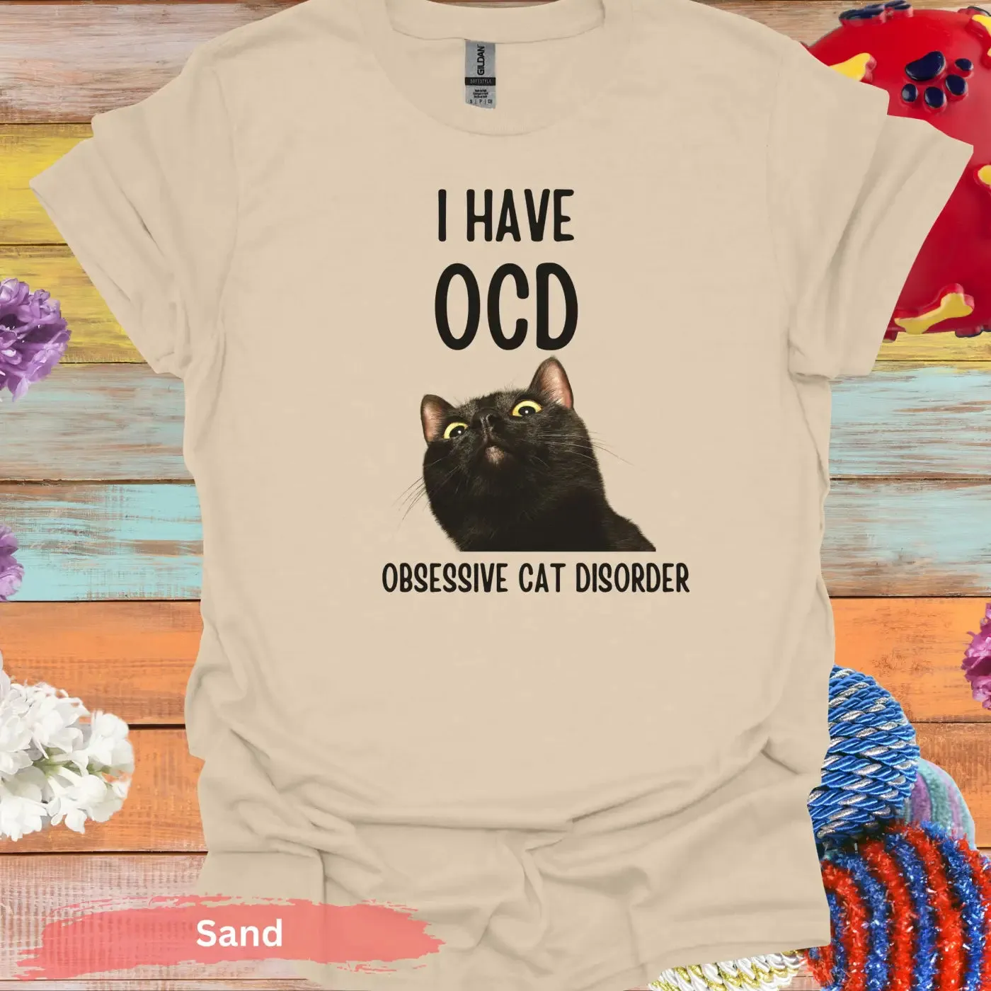 I Have OCD Obsessive Cat Disorder T-Shirt