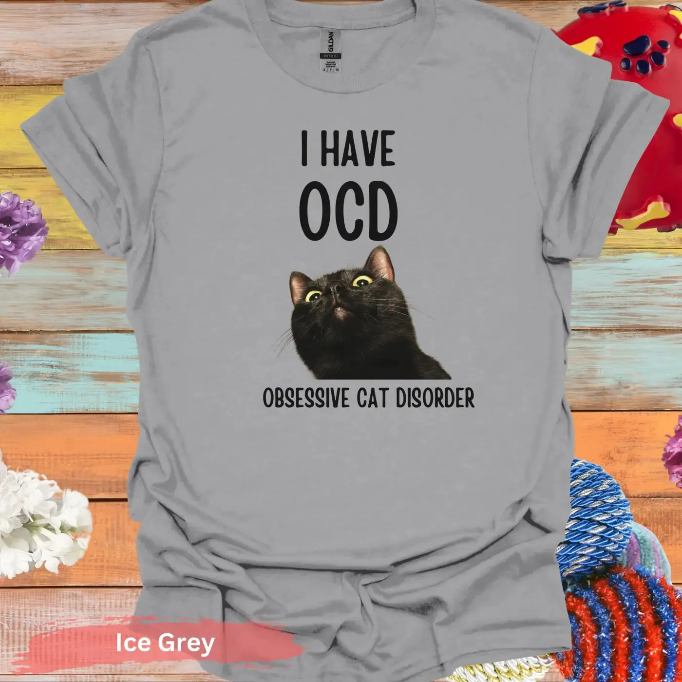I Have OCD Obsessive Cat Disorder T-Shirt