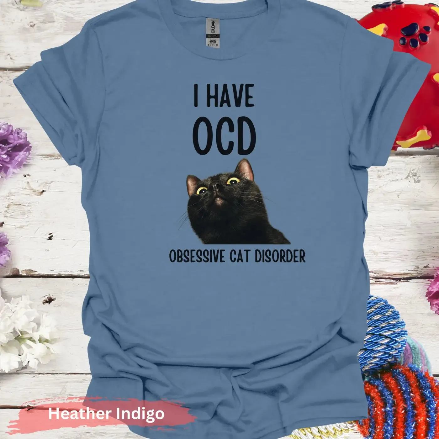 I Have OCD Obsessive Cat Disorder T-Shirt