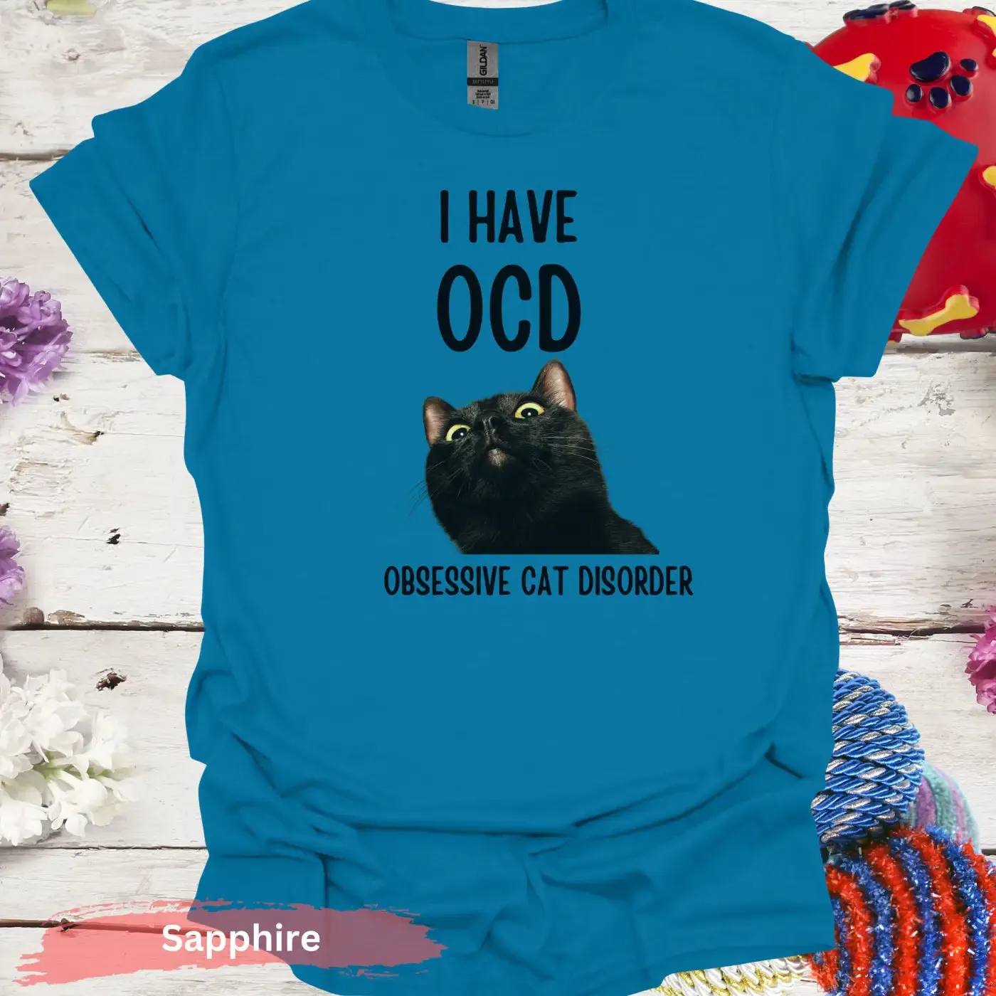 I Have OCD Obsessive Cat Disorder T-Shirt