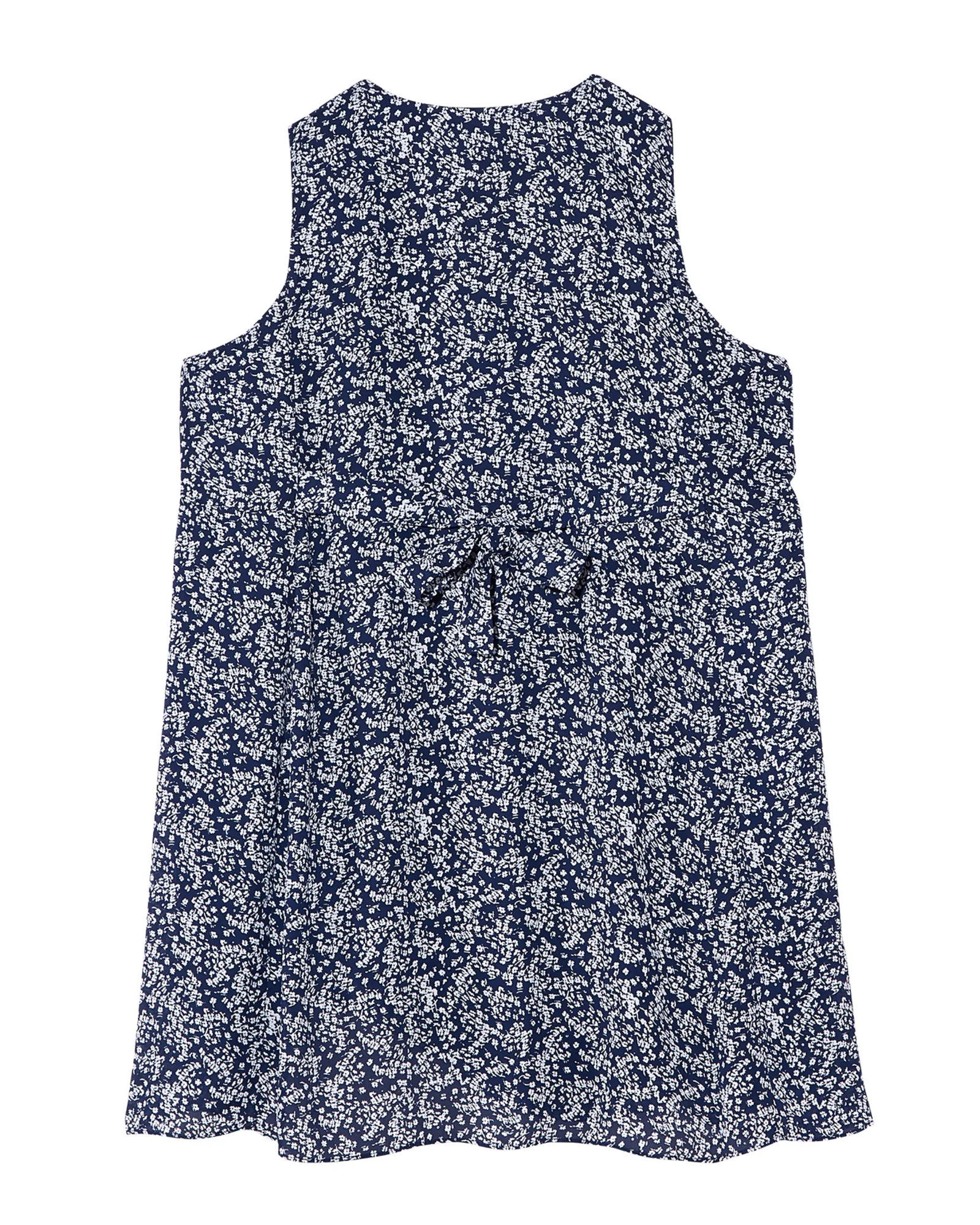 Indianapolis A-Line Dress | Navy / White