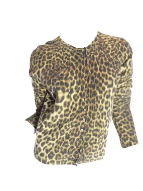 JOHN GALLIANO leopard cardigan