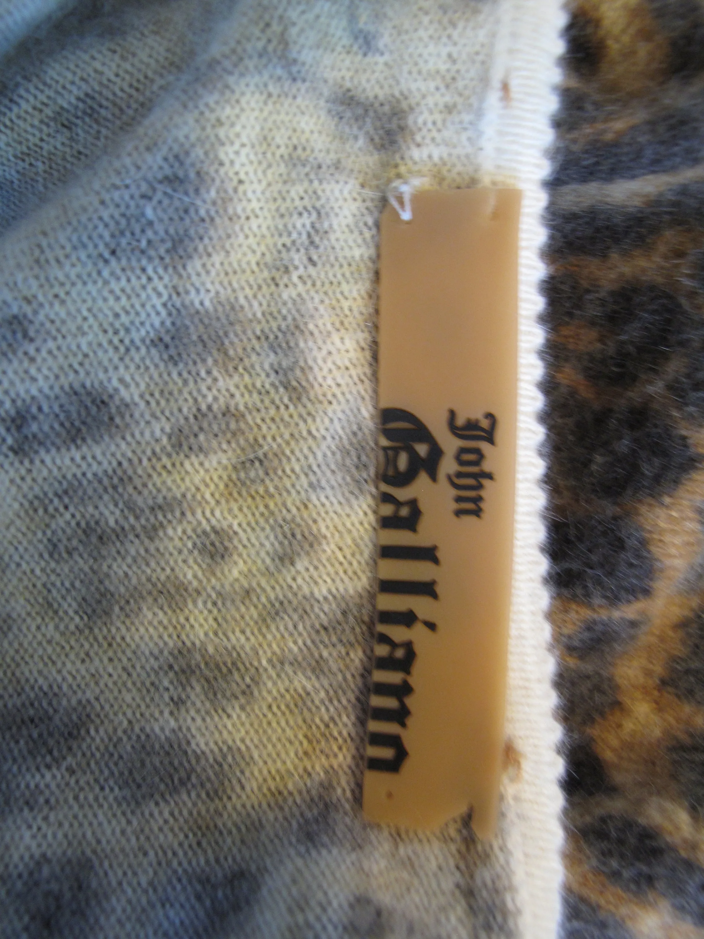 JOHN GALLIANO leopard cardigan
