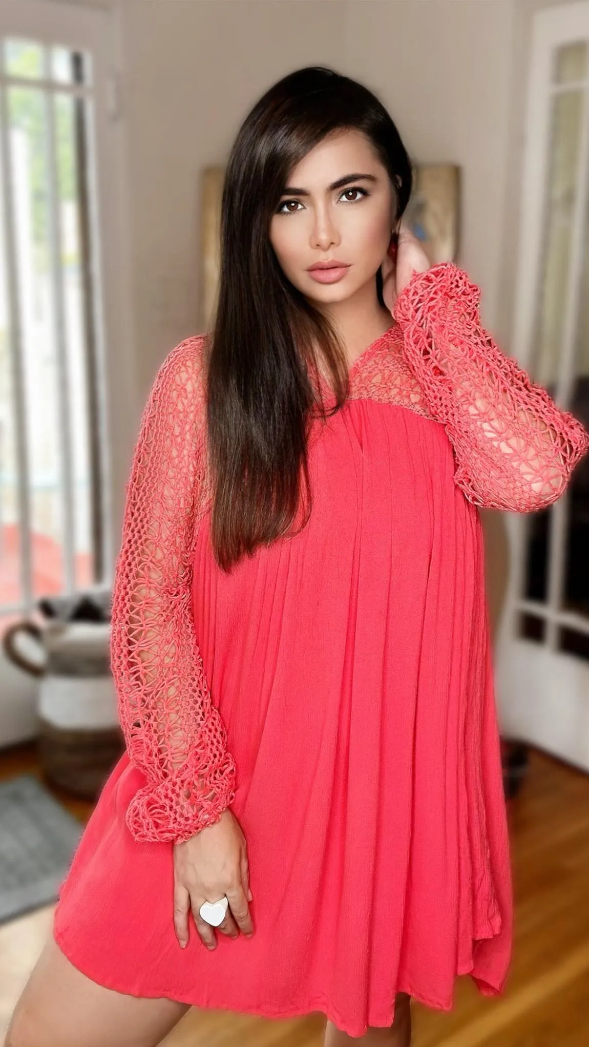 Karina Statement Sleeves Babydoll